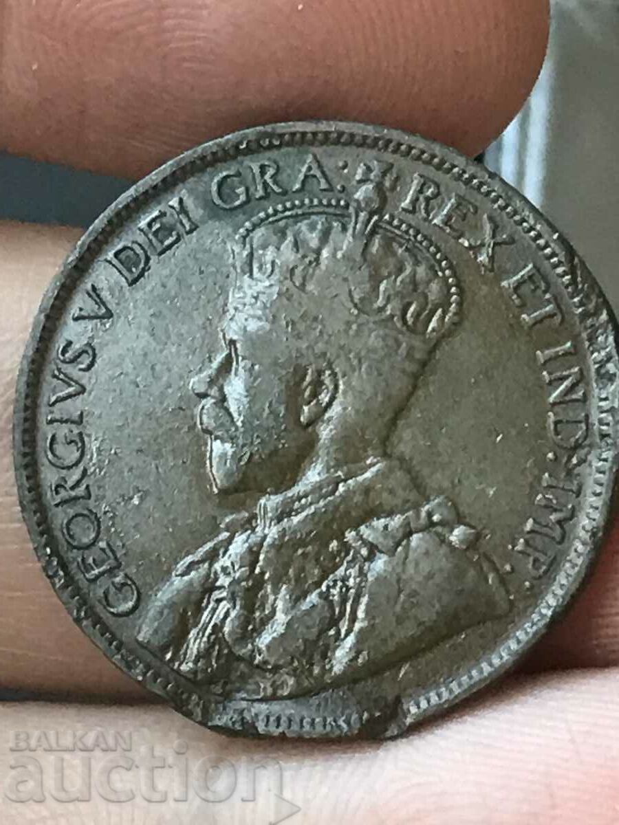 Canada 1 cent 1919 George V with price 9.00 BGN | € 4.60 Canada 1 cent 1919 George V with price 9.00 BGN | € 4.60