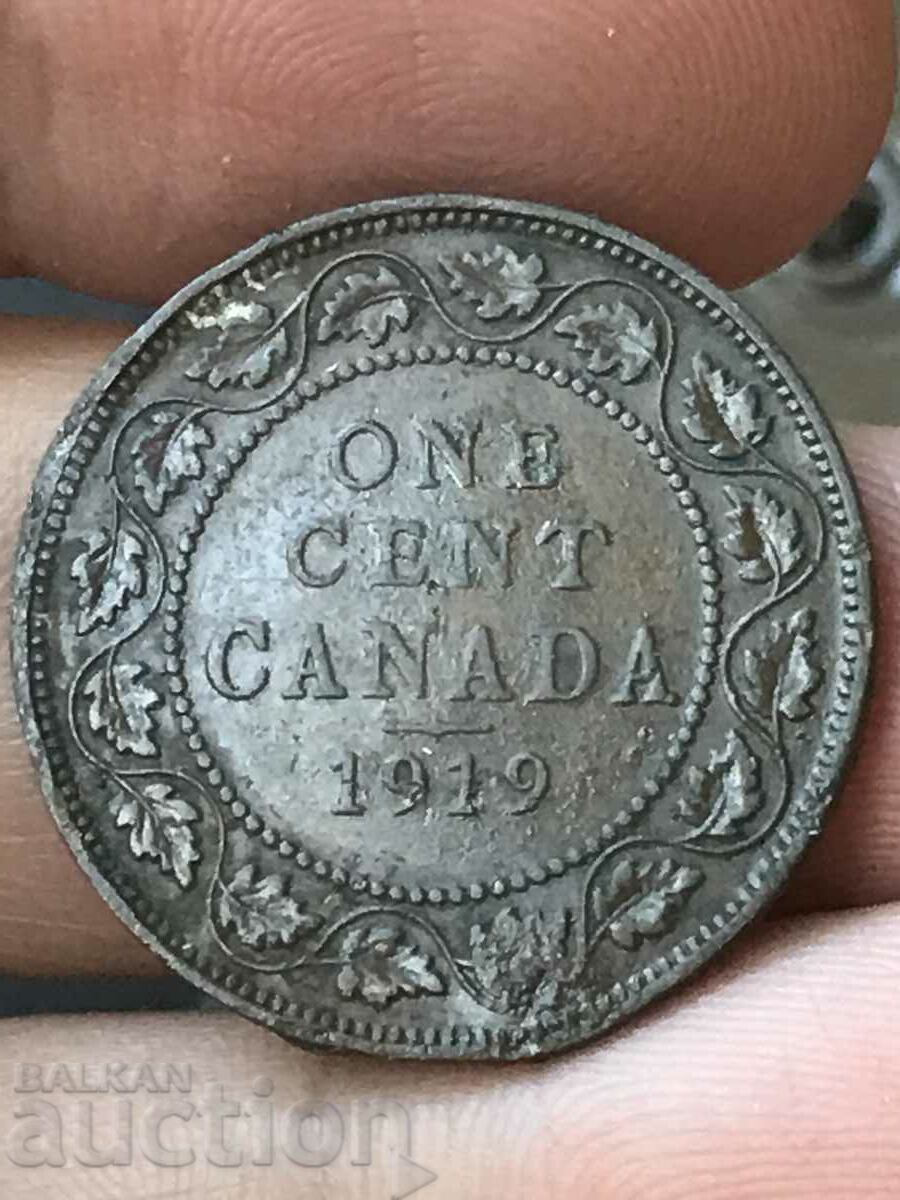 Canada 1 cent 1919 George V