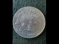 Canada 1 $ 1980 Ursul Polar Argint