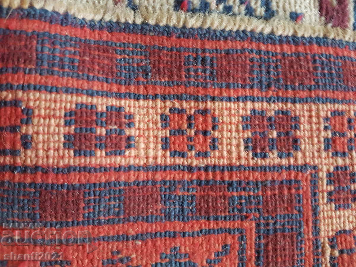 19C Rare Antique Turkmenistan Woolen Prayer Rug - 6 19C Rare Antique Turkmenistan Woolen Prayer Rug - 6