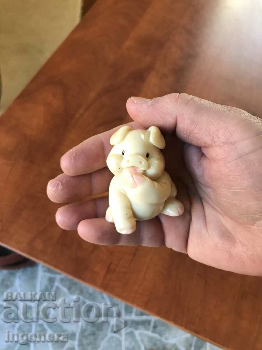 PIG FIGURE 6 AND 8 CM LENGTH. HEAVY CAST COMPOSITION with price 29.00 BGN | € 14.83 PIG FIGURE 6 AND 8 CM LENGTH. HEAVY CAST COMPOSITION with price 29.00 BGN | € 14.83