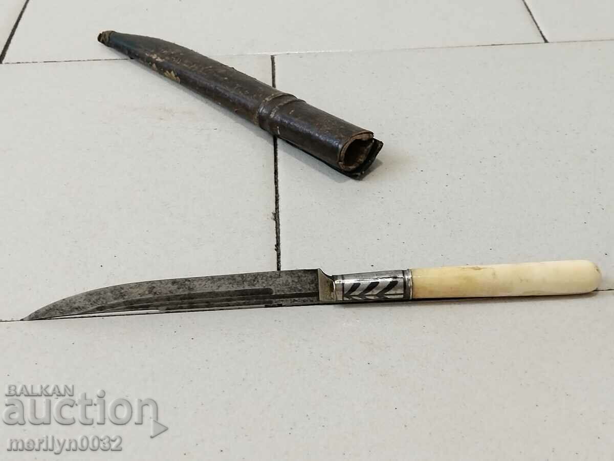 Knife with ivory handle, silver niello, ORIGINAL dagger - 6 Knife with ivory handle, silver niello, ORIGINAL dagger - 6