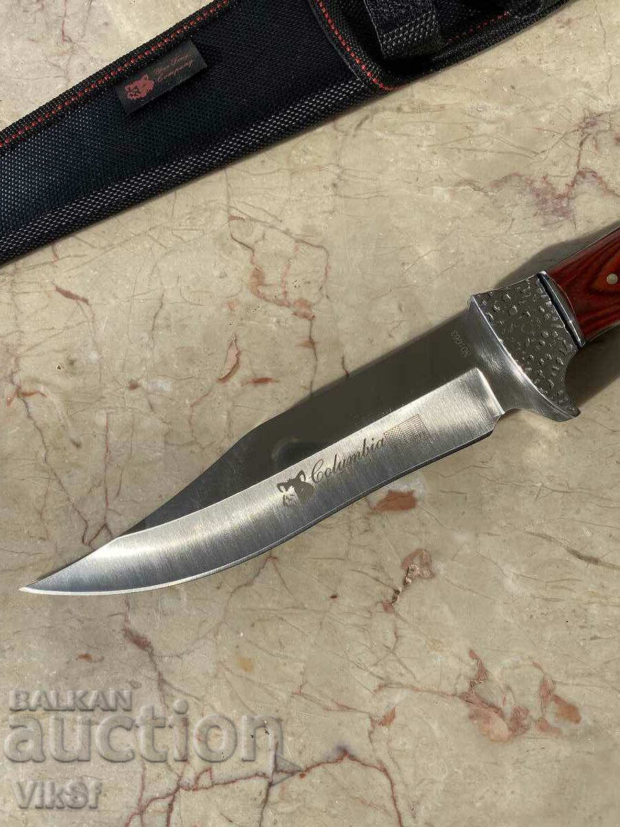 Auction Hunting knife with fixed blade Columbia G 63 -170x 280 Auction Hunting knife with fixed blade Columbia G 63 -170x 280