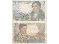 tino37- FRANCE - 5 FRANC - 1945 - F+