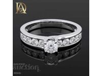 New Gold Ring with 0.94ct Natural Diamonds