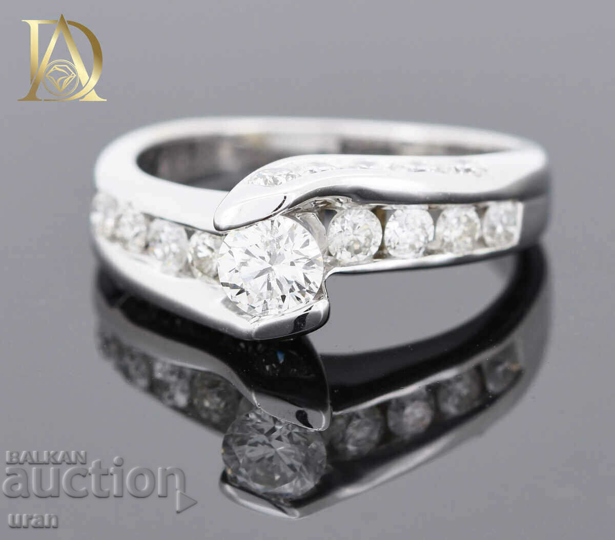 Inel de aur nou cu diamante naturale de 1,16 ct cu preț € 2000.00 | 3911.66 BGN