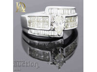 New Gold Ring with 2.12ct Natural Diamonds