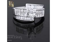 New Gold Ring with 2.12ct Natural Diamonds