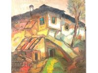 Painting - "Rhodope house" by Marko Stoychev.