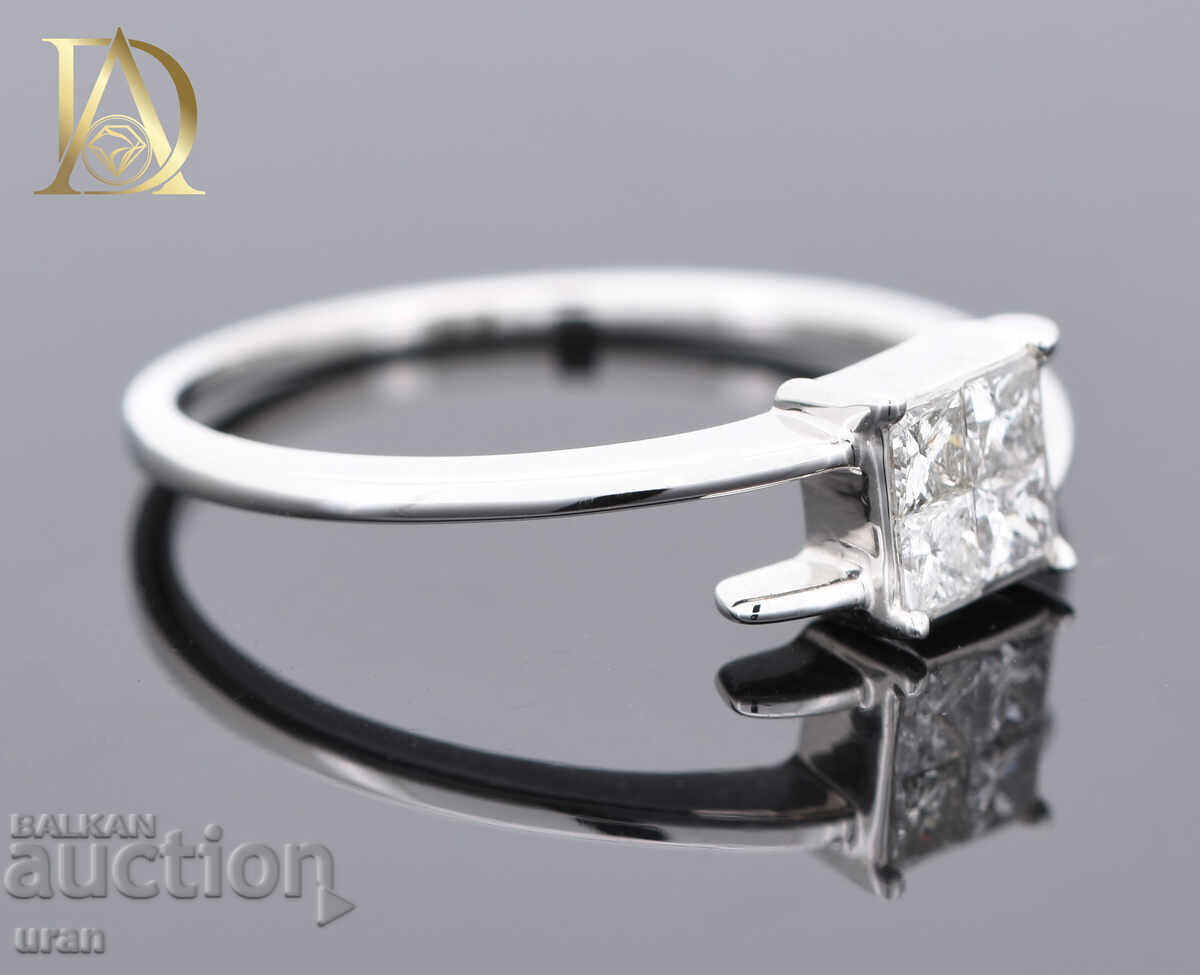 Auction New Gold Ring with 0.37ct Natural Diamonds Auction New Gold Ring with 0.37ct Natural Diamonds