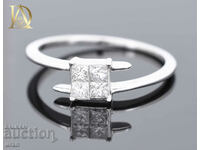 New Gold Ring with 0.37ct Natural Diamonds