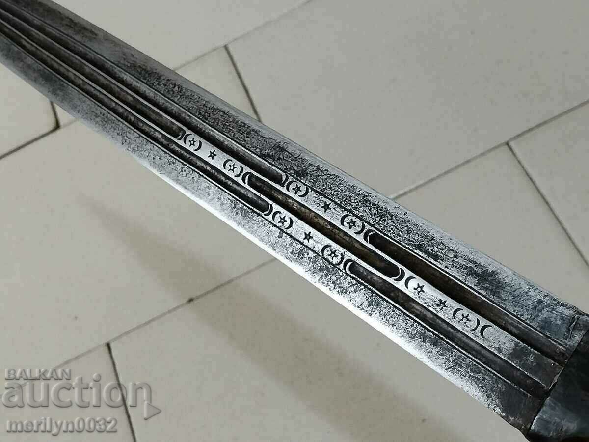 Аукцион Казашка черкезка хайдушка османска кама 58см кинжал нож Аукцион Казашка черкезка хайдушка османска кама 58см кинжал нож