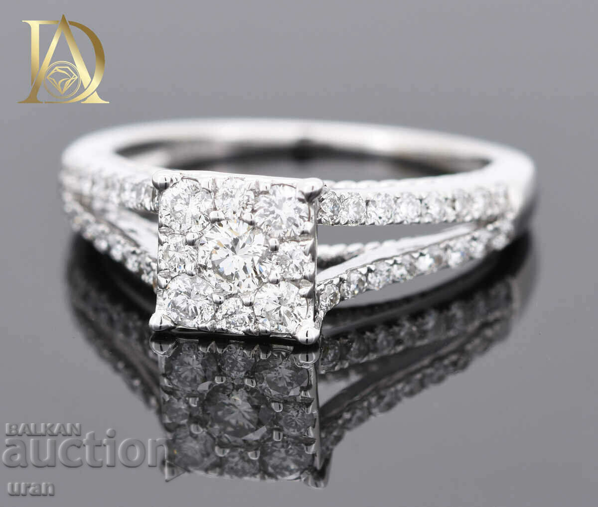 New Gold Ring with 0.72ct Natural Diamonds with price € 1600.00 | 3129.33 BGN