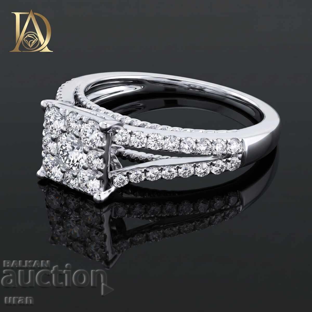 New Gold Ring with 0.72ct Natural Diamonds with price € 2000.00 | 3911.67 BGN