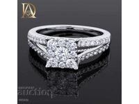 New Gold Ring with 0.72ct Natural Diamonds
