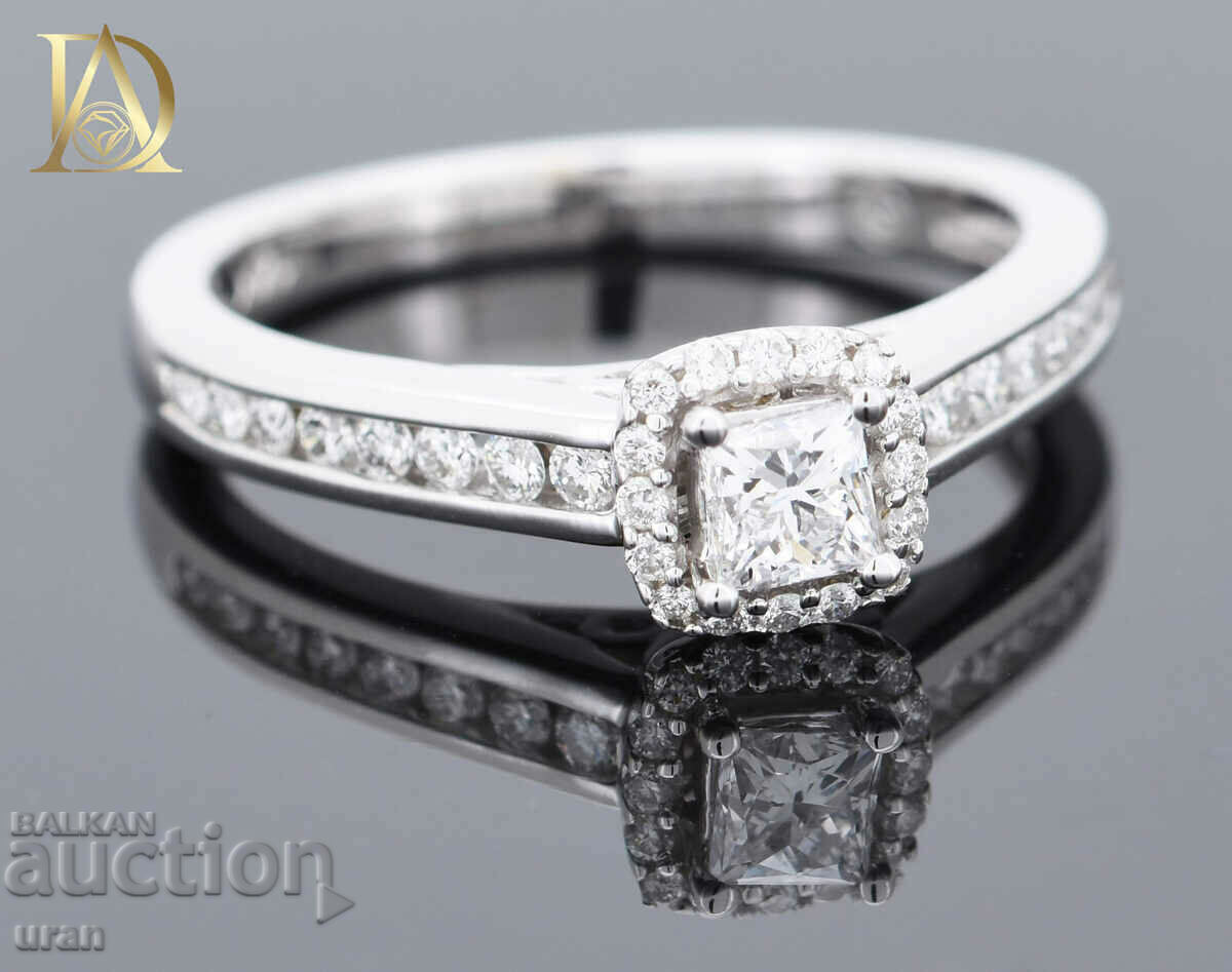 New Gold Ring with 0.86ct Natural Diamonds - 6 New Gold Ring with 0.86ct Natural Diamonds - 6