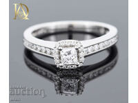 New Gold Ring with 0.86ct Natural Diamonds