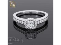 New Gold Ring with 0.86ct Natural Diamonds