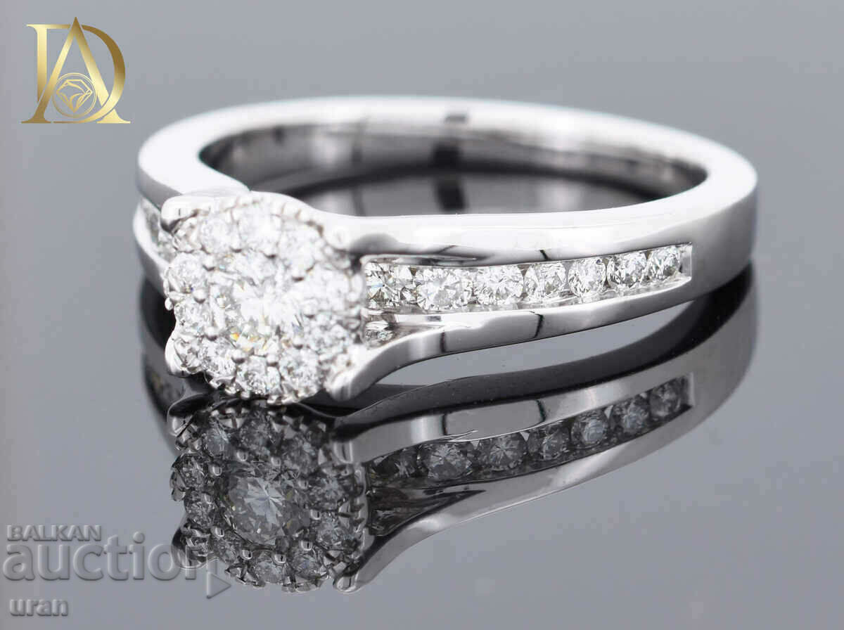 Delivery of New Set of Two Gold Rings with 1.04ct Natural Diamonds