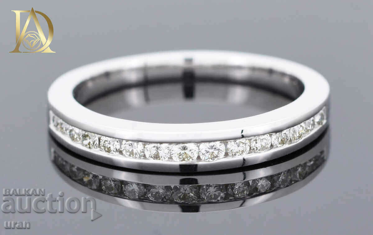 New Set of Two Gold Rings with 1.04ct Natural Diamonds - 6