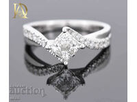 New Gold Ring with 0.65ct Natural Diamonds