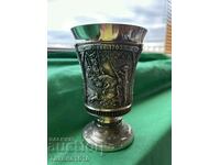 Tin wine glass for collectors