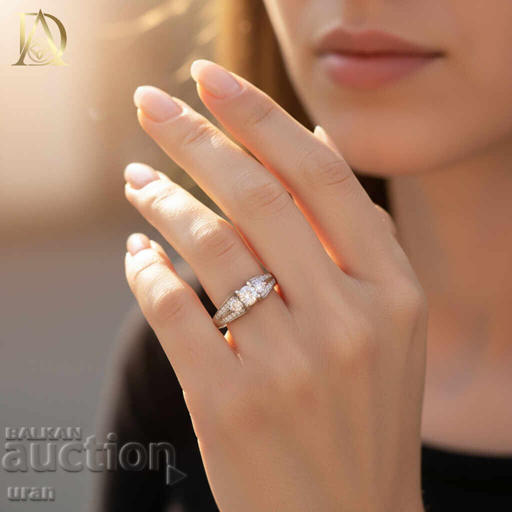 Inel de aur nou cu diamante naturale de 0,96 ct cu preț € 3000.00 | 5867.49 BGN