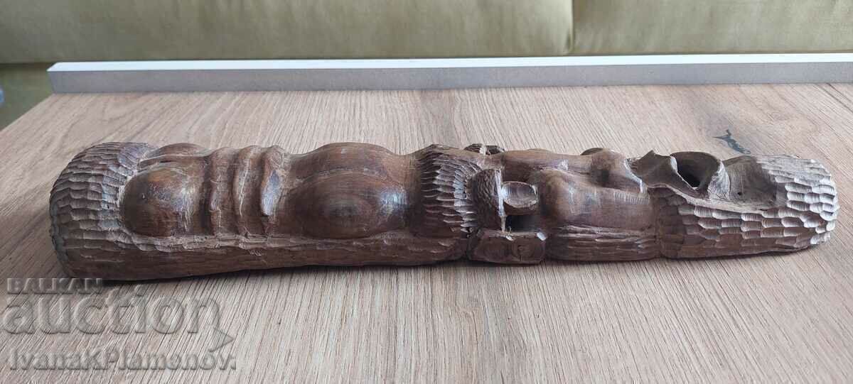 Licitație Sculptură în lemn pentru colecționari 33cm Licitație Sculptură în lemn pentru colecționari 33cm