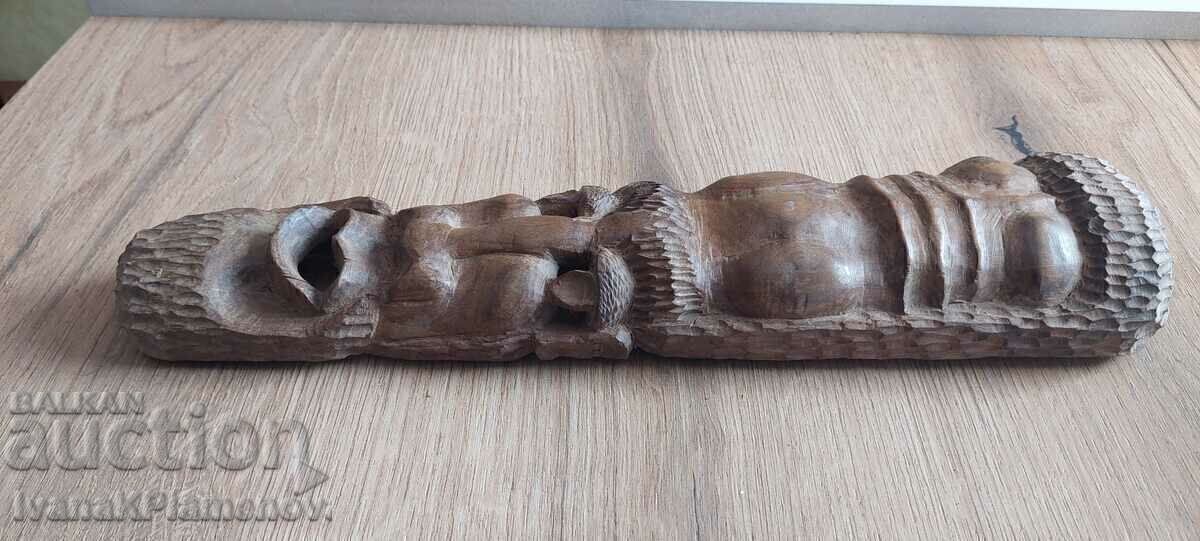 Livrarea Sculptură în lemn pentru colecționari 33cm Livrarea Sculptură în lemn pentru colecționari 33cm