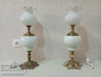 Set of two antique lamps - lamp