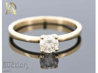 New Gold Ring with 0.50ct Natural Diamond