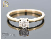 New Gold Ring with 0.51ct Natural Diamond