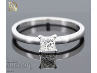 New Gold Ring with 0.38ct Natural Diamond