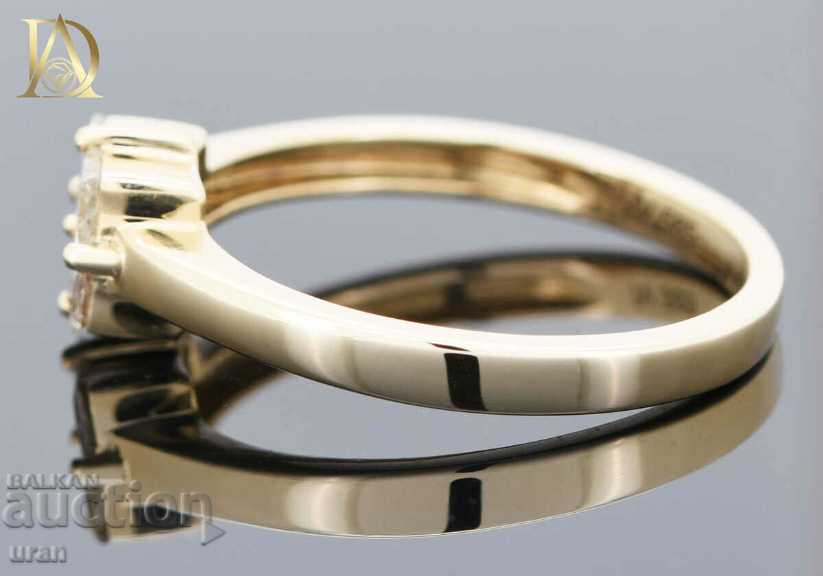 Auction New Gold Ring with 0.50ct Natural Diamonds Auction New Gold Ring with 0.50ct Natural Diamonds