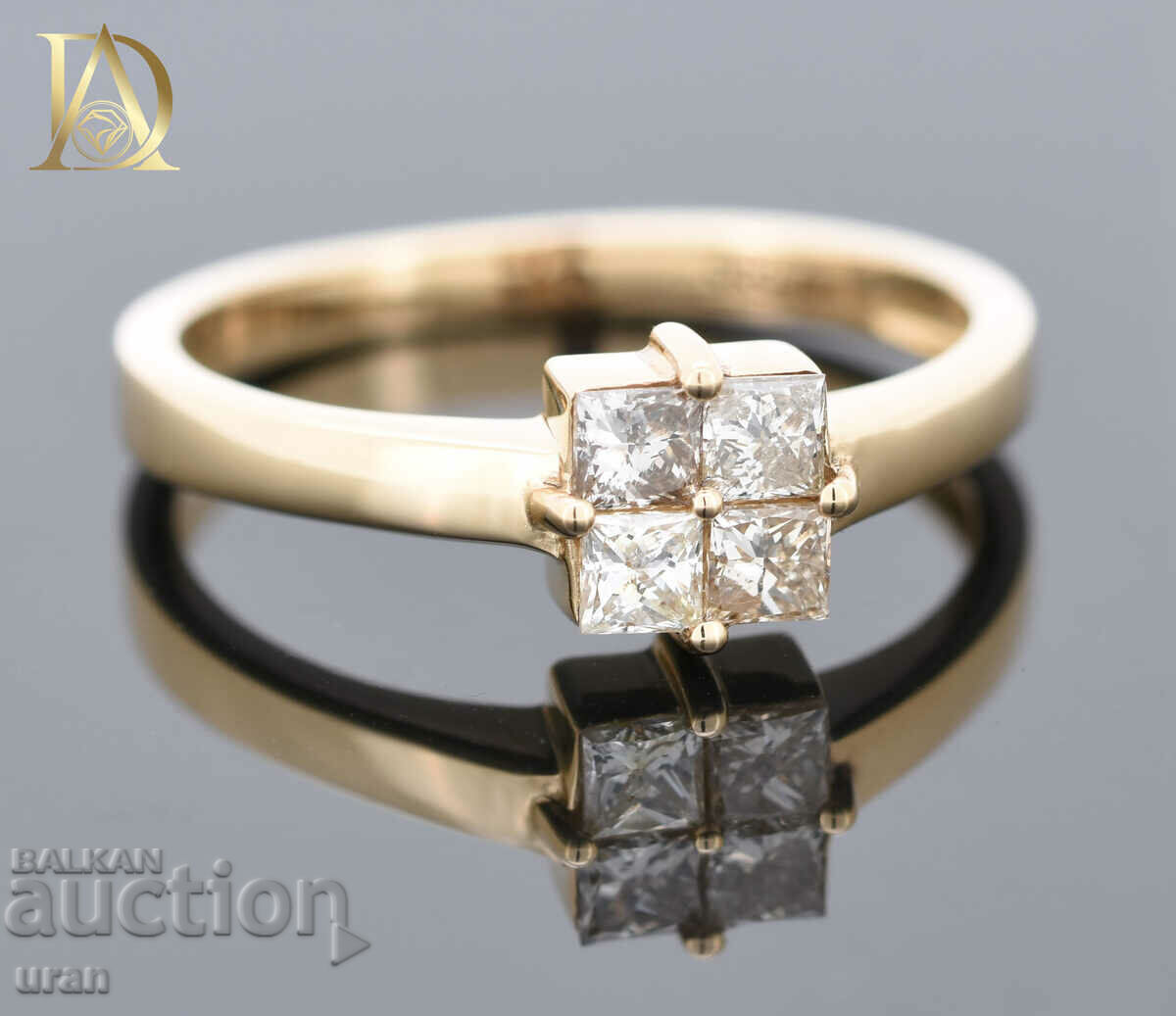 New Gold Ring with 0.50ct Natural Diamonds - 5 New Gold Ring with 0.50ct Natural Diamonds - 5