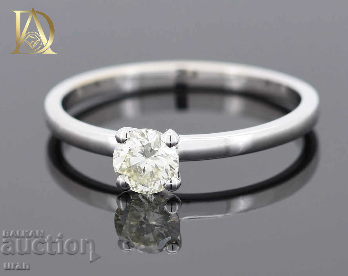 New Gold Ring with 0.41ct Natural Diamond with price 1000.00 BGN | € 511.29 New Gold Ring with 0.41ct Natural Diamond with price 1000.00 BGN | € 511.29