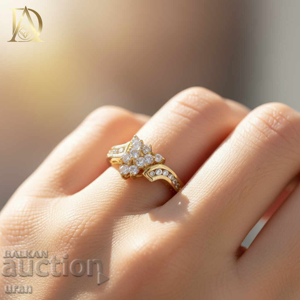 Inel de aur nou cu diamante naturale de 0,85 ct cu preț € 1200.00 | 2347.00 BGN