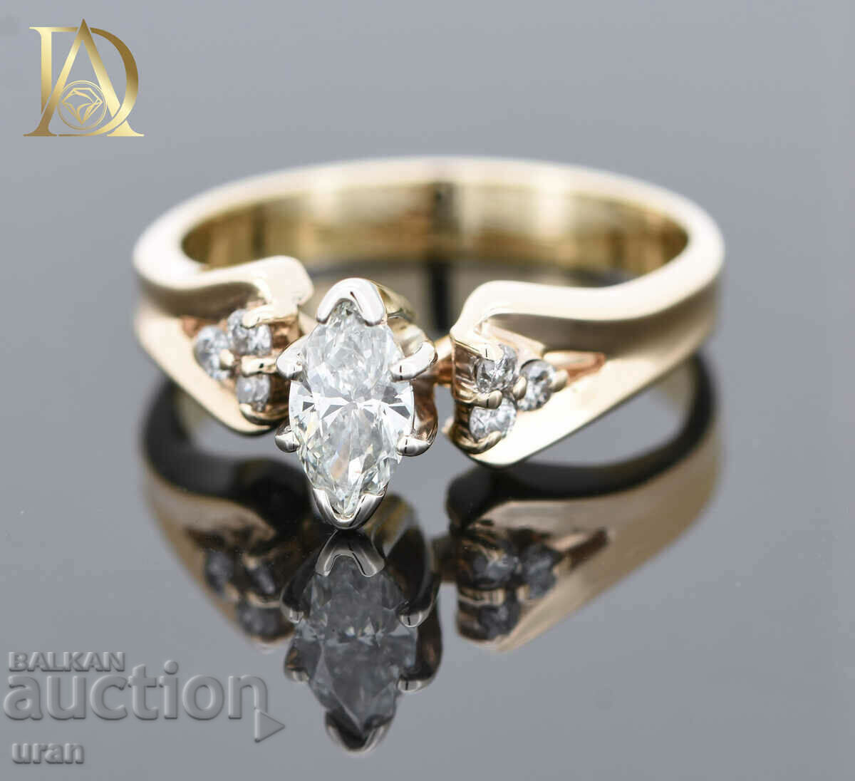New Gold Ring with 0.63ct Natural Diamonds with price 1600.00 BGN | € 818.07 New Gold Ring with 0.63ct Natural Diamonds with price 1600.00 BGN | € 818.07