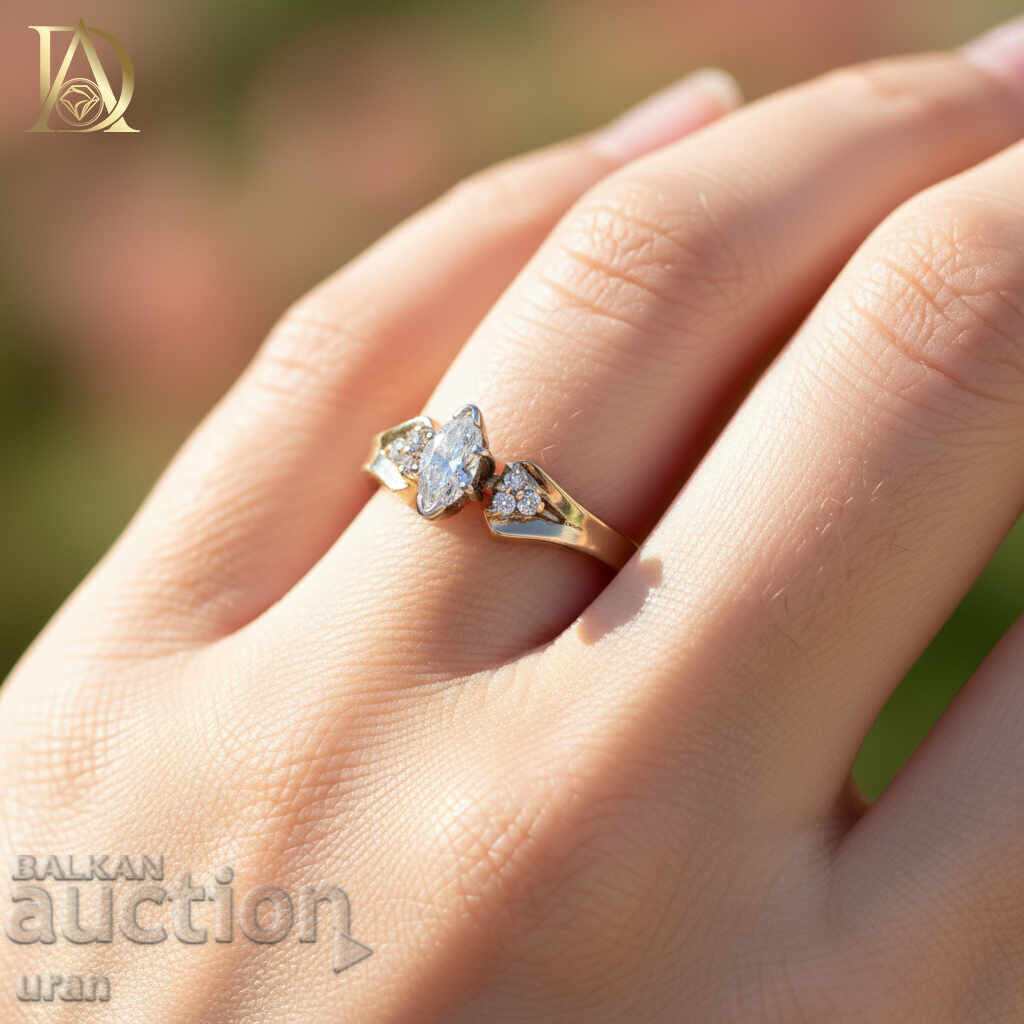 Νέο χρυσό δαχτυλίδι με φυσικά διαμάντια 0,63 καρατίων με τιμή € 1200.00 | 2347.00 BGN Νέο χρυσό δαχτυλίδι με φυσικά διαμάντια 0,63 καρατίων με τιμή € 1200.00 | 2347.00 BGN