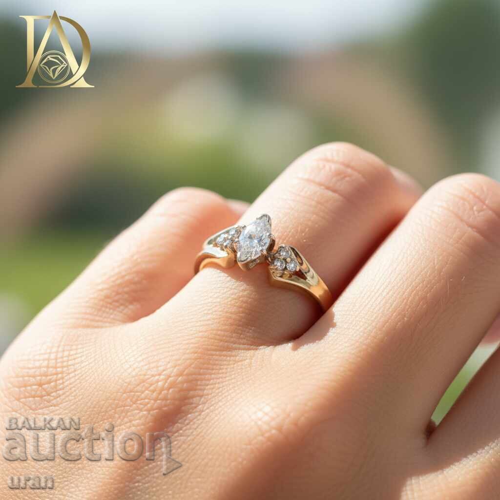 Δημοπρασία Νέο χρυσό δαχτυλίδι με φυσικά διαμάντια 0,63 καρατίων Δημοπρασία Νέο χρυσό δαχτυλίδι με φυσικά διαμάντια 0,63 καρατίων