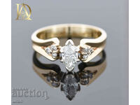 New Gold Ring with 0.63ct Natural Diamonds