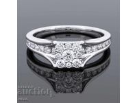 New Gold Ring with 0.55ct Natural Diamonds