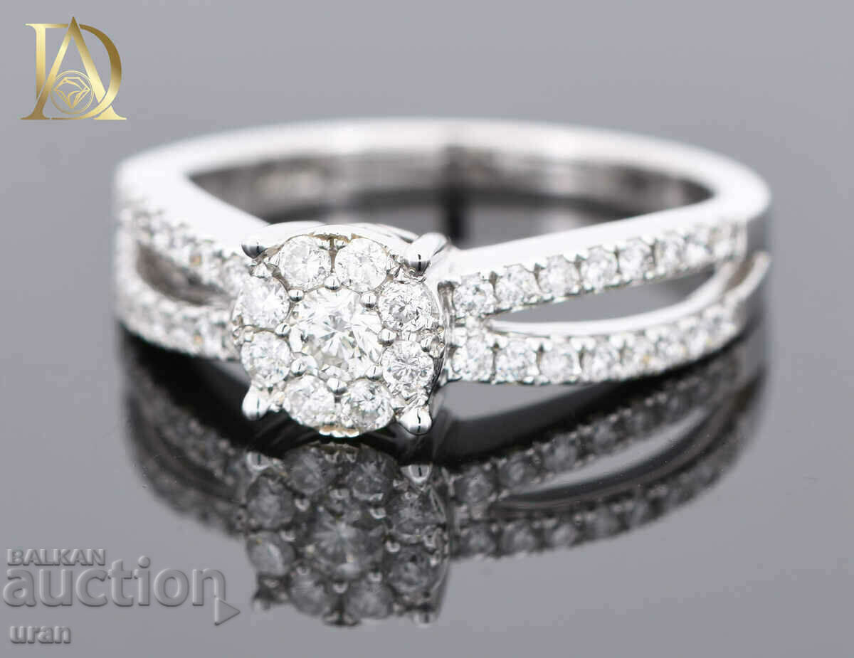 New Gold Ring with 0.60ct Natural Diamonds with price 2200.00 BGN | € 1124.84 New Gold Ring with 0.60ct Natural Diamonds with price 2200.00 BGN | € 1124.84