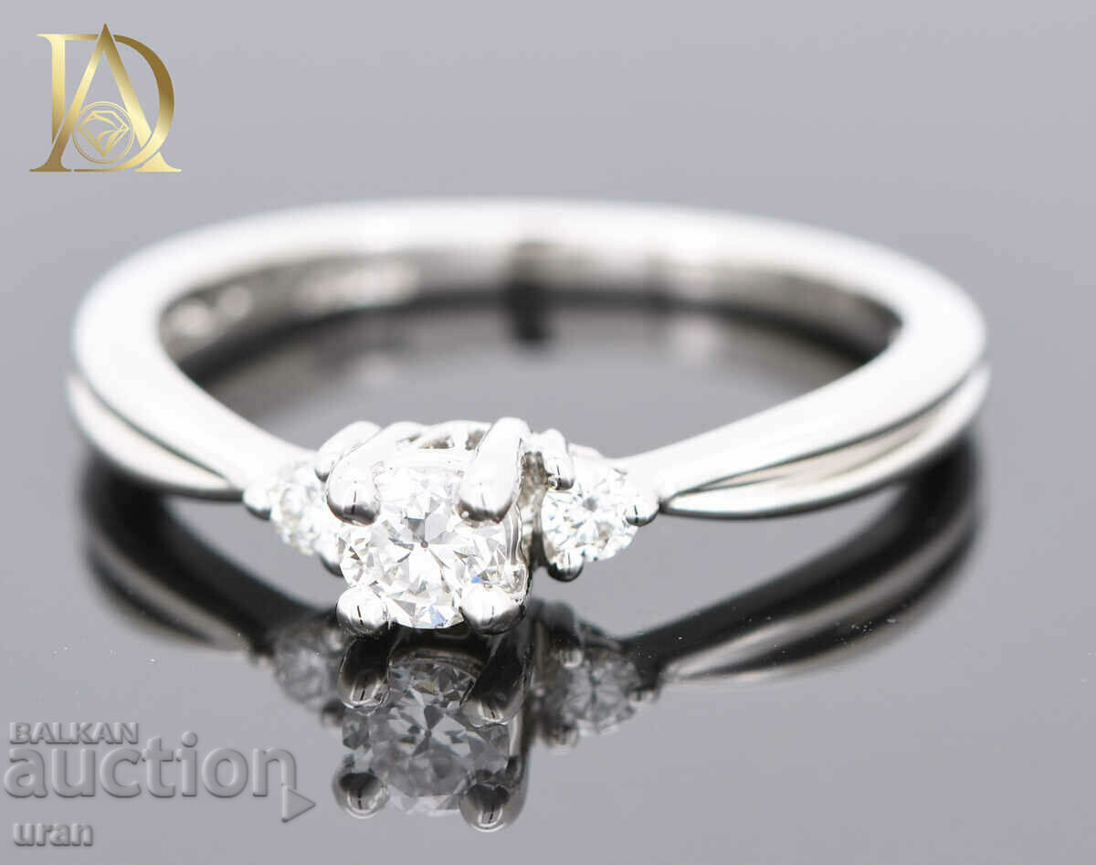 New Gold Ring with 0.29ct Natural Diamonds with price 1200.00 BGN | € 613.55 New Gold Ring with 0.29ct Natural Diamonds with price 1200.00 BGN | € 613.55