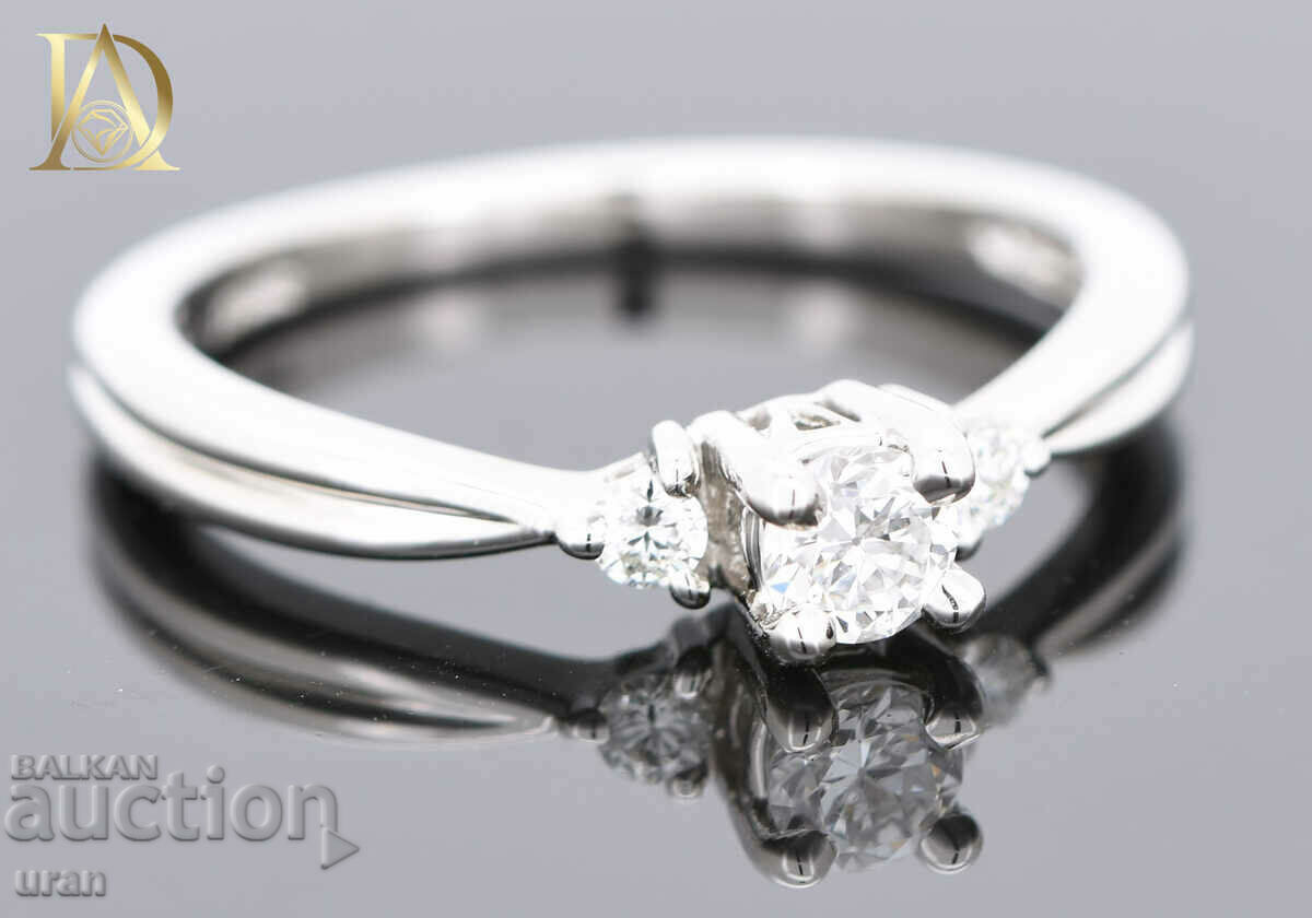 New Gold Ring with 0.29ct Natural Diamonds - 5 New Gold Ring with 0.29ct Natural Diamonds - 5