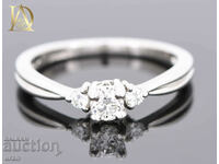 New Gold Ring with 0.29ct Natural Diamonds