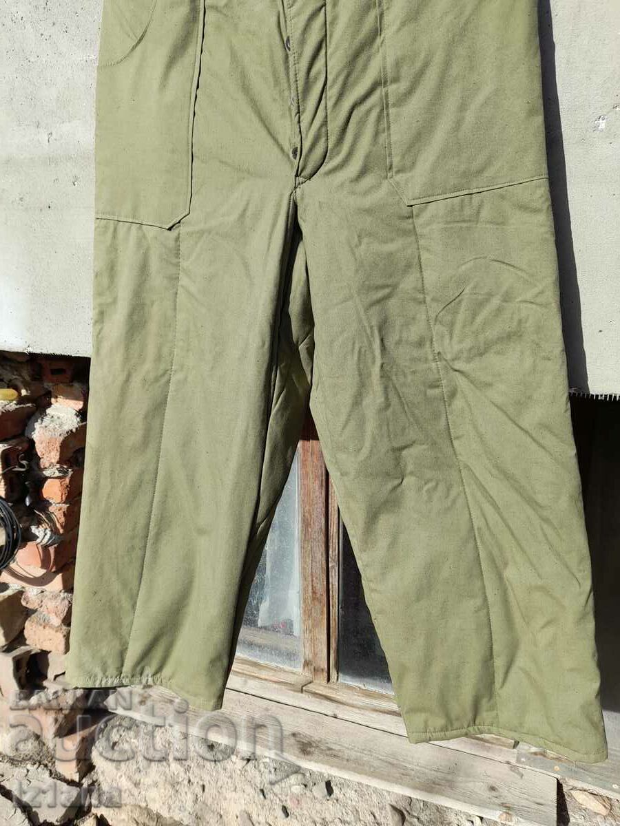 Auction Old military quilted trousers Auction Old military quilted trousers