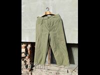 Old military quilted trousers