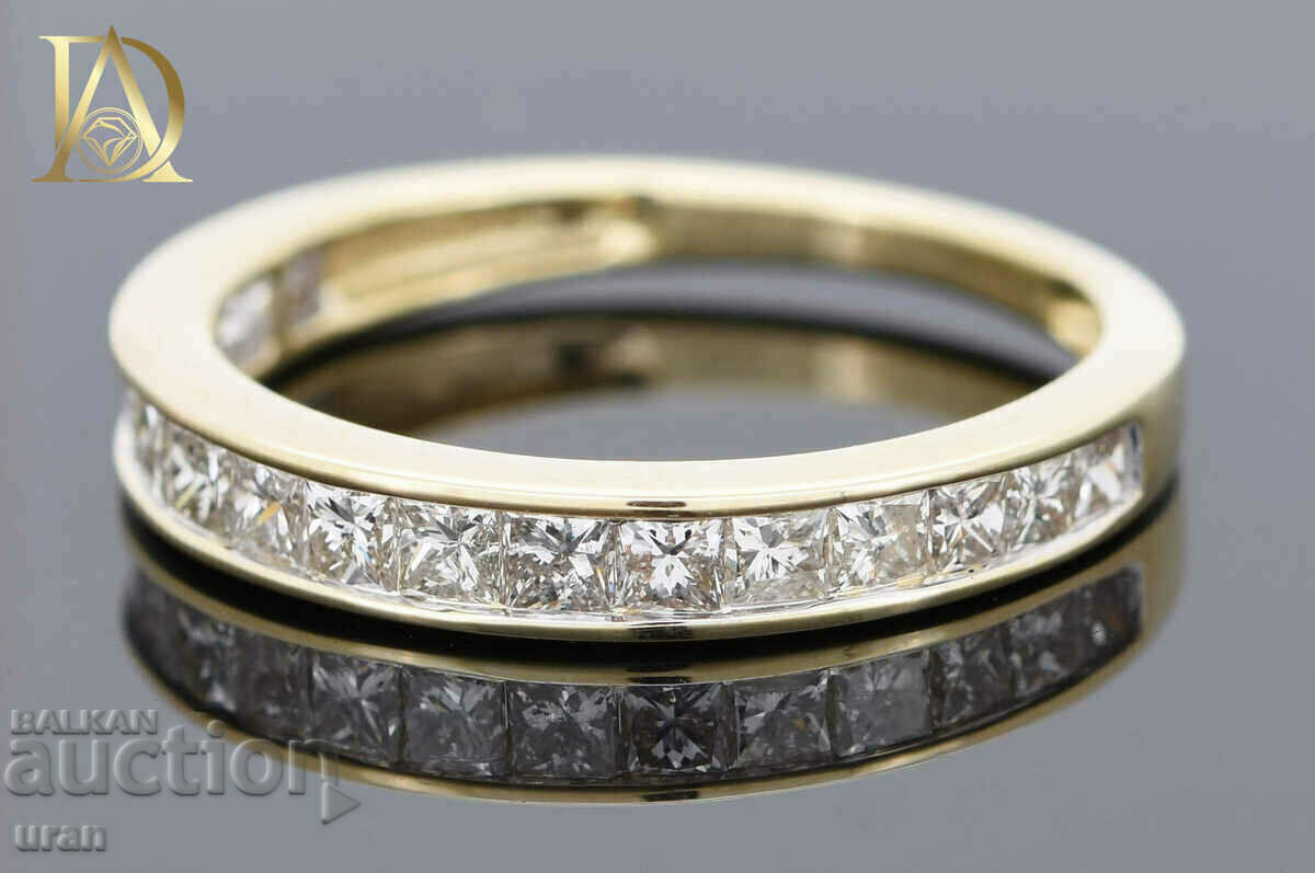 New Gold Ring with 1.00ct Natural Diamonds with price € 1500.00 | 2933.75 BGN New Gold Ring with 1.00ct Natural Diamonds with price € 1500.00 | 2933.75 BGN