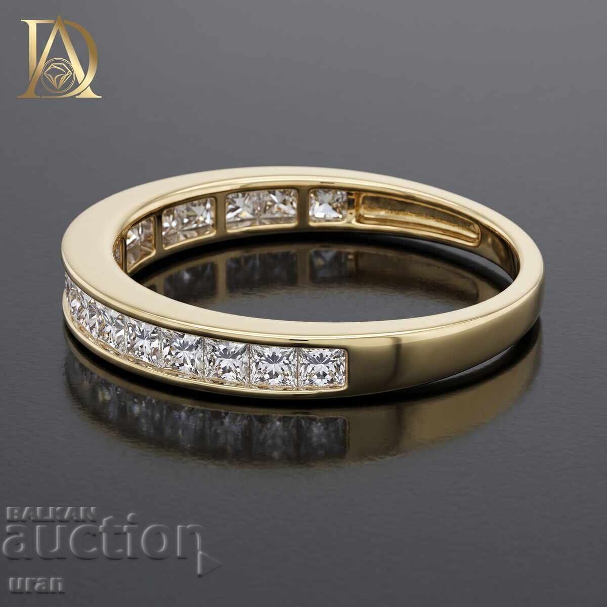 New Gold Ring with 1.00ct Natural Diamonds with price € 1500.00 | 2933.76 BGN
